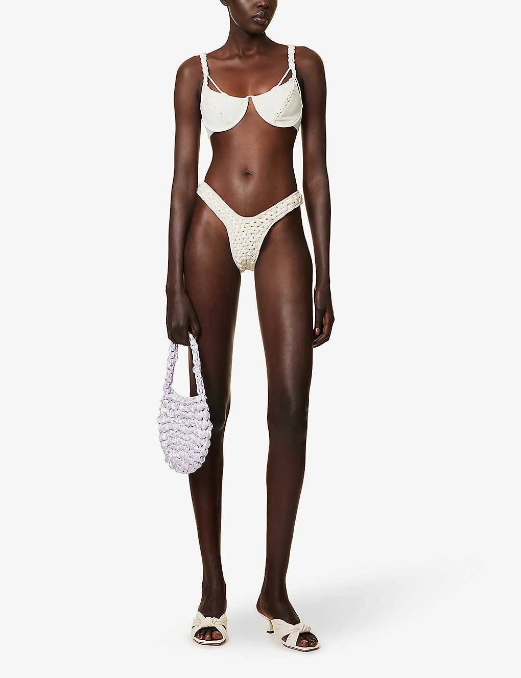 Openweave High-rise Bikini Bottoms 2 Openweave High-rise Bikini Bottoms - Image 2