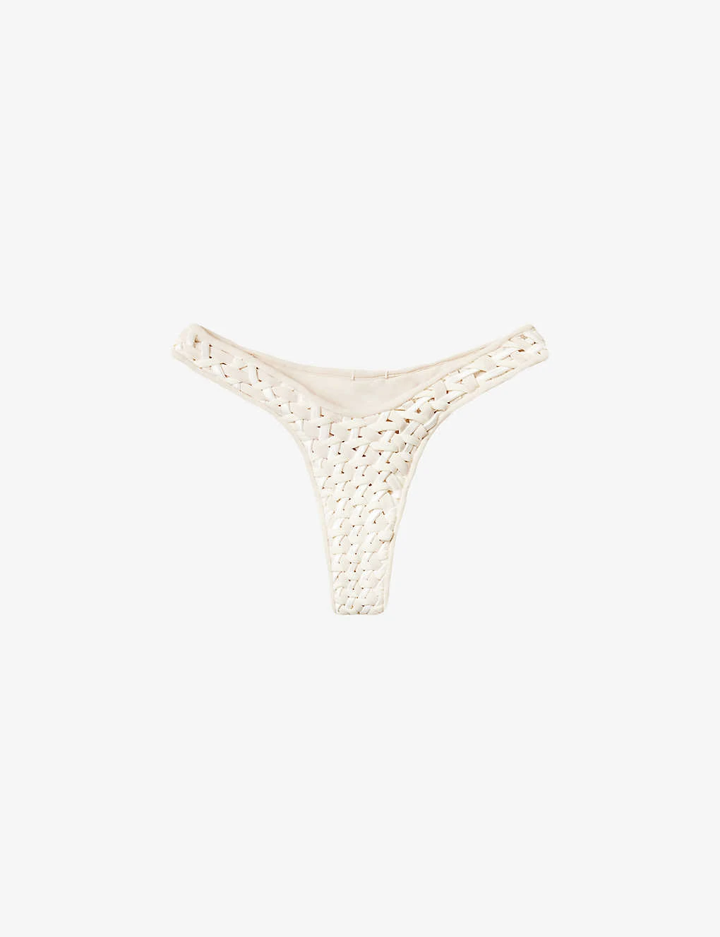 Openweave High-rise Bikini Bottoms 1 Openweave High-rise Bikini Bottoms