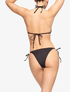 Mid-rise Recycled Stretch-nylon Bikini Bottoms 7 Mid-rise Recycled Stretch-nylon Bikini Bottoms -Reiss Shop R04164363 ONYX ALT03