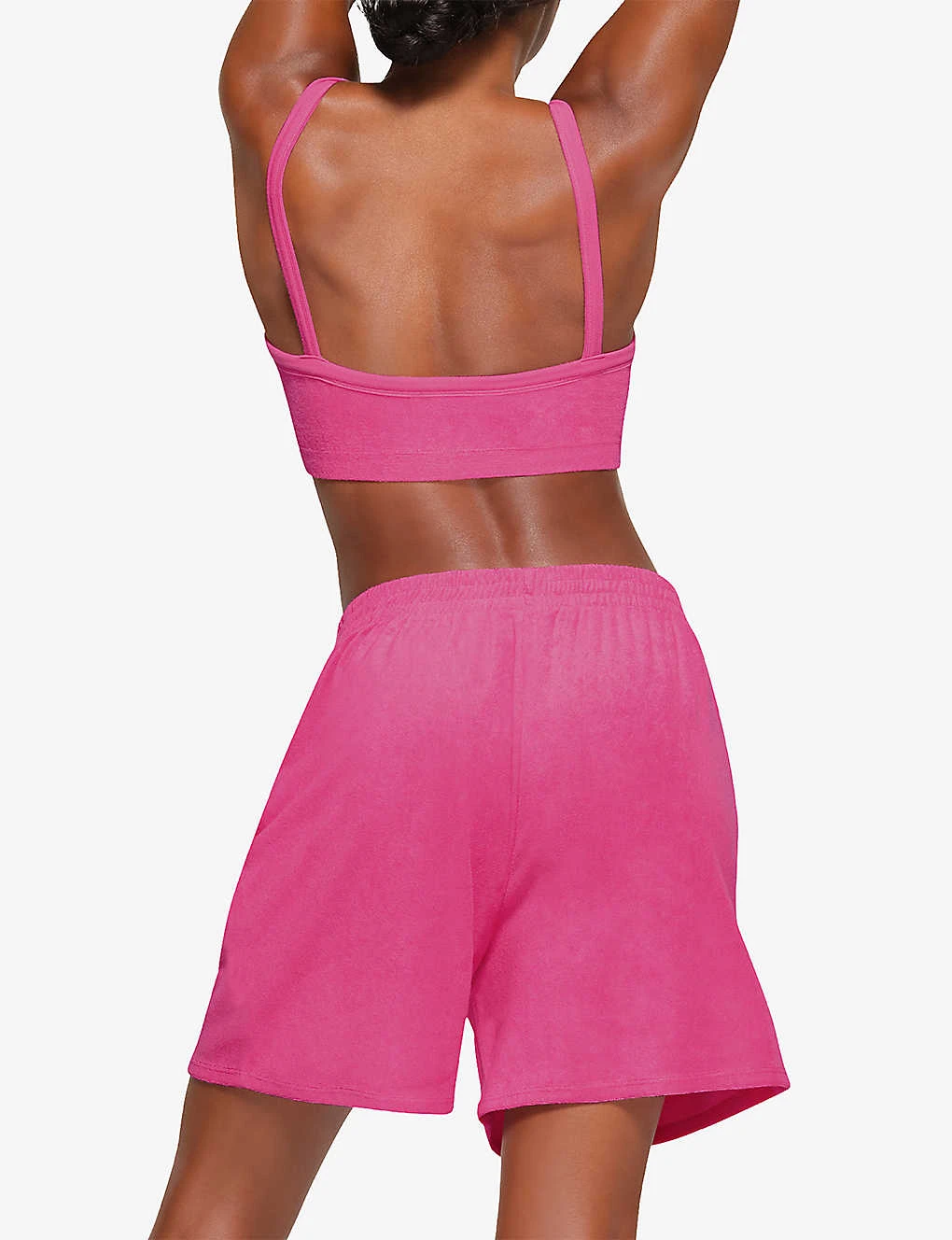 Terry Lounge Mid-rise Cotton-blend Shorts 4 Terry Lounge Mid-rise Cotton-blend Shorts - Image 4