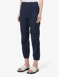 CITIZENS OF HUMANITY Agni Utility Straight-leg Mid-rise Cotton Trousers -Reiss Shop R04164578 WASHEDMARINE ALT02