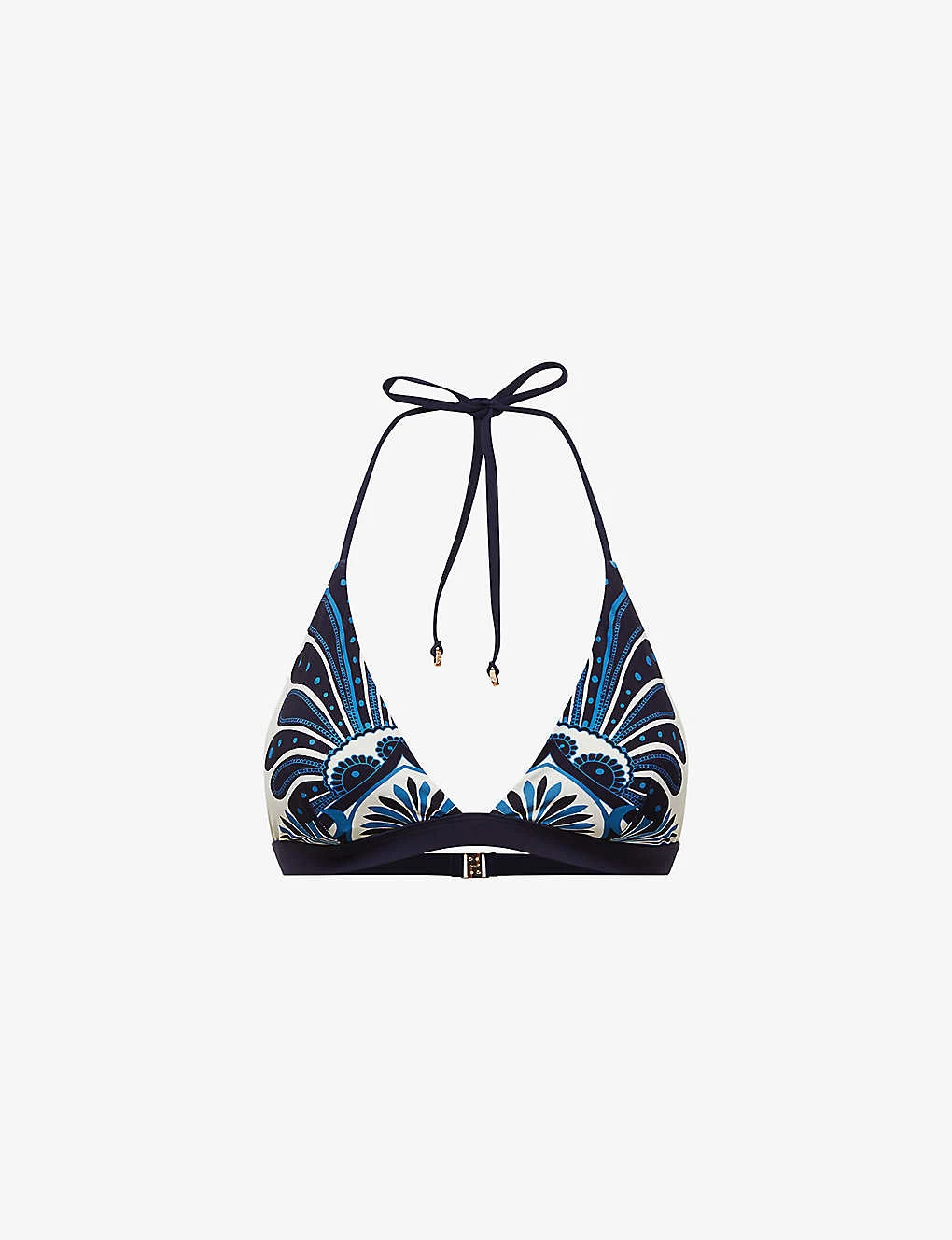 Reiss Lucille Printed Stretch-nylon Bikini Top 1 Reiss Lucille Printed Stretch-nylon Bikini Top