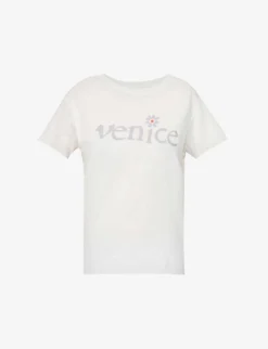 ERL Venice Floral-print Cotton-jersey T-shirt