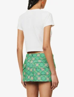 ERL Graphic-print Cropped Cotton-jersey T-shirt -Reiss Shop R04165352 HARDDAY ALT03