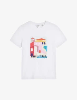 Ted Baker Esmayy Graphic-print Cotton T-shirt