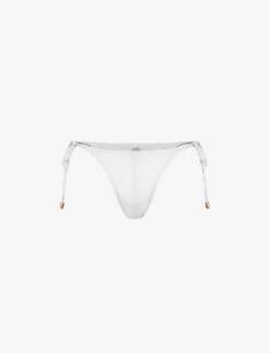 Palma Recycled Nylon-blend High-rise Bikini Bottoms