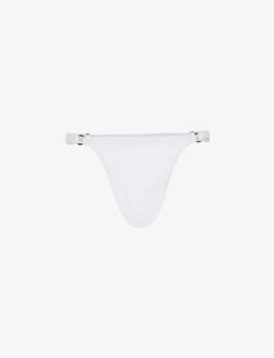 Morocco High-rise Stretch-recycled Nylon Bikini Bottom