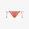 It's Now Cool Crochet Sea Me Mid-rise Crocheted Cotton Bikini Bottoms