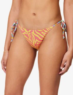 It's Now Cool Ziggy Pop 90s Side-tie Bikini Bottoms 7 It's Now Cool Ziggy Pop 90s Side-tie Bikini Bottoms -Reiss Shop R04165807 ZIGGYPOP ALT02