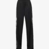 Reflective-trim Drawstring-waist Recycled-polyester Jogging Bottoms