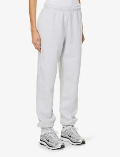 Tapered Mid-rise Organic-cotton Jogging Bottoms -Reiss Shop R04166480 LIGHTGREY ALT02