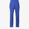 Rag & Bone Kai Tapered-leg High-rise Cotton-poplin Trousers