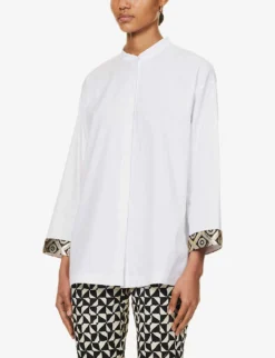 Tenerife Relaxed-fit Cotton Shirt -Reiss Shop R04167349 WHITE ALT02