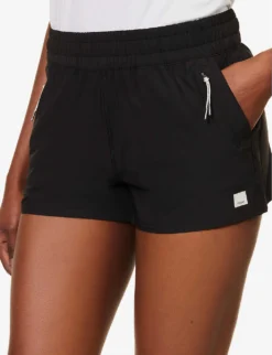 Vuori Dash Zipped Stretch-recycled Polyester Shorts 9 Vuori Dash Zipped Stretch-recycled Polyester Shorts -Reiss Shop R04167652 BLACK ALT04