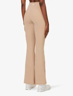 Vuori Studio Flare Exposed-seam Flared-leg Regular-fit Leggings 8 Vuori Studio Flare Exposed-seam Flared-leg Regular-fit Leggings -Reiss Shop R04167662 COCONUT ALT03