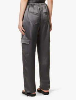 Les Barb High-rise Satin Trousers -Reiss Shop R04167910 JUPITER ALT03