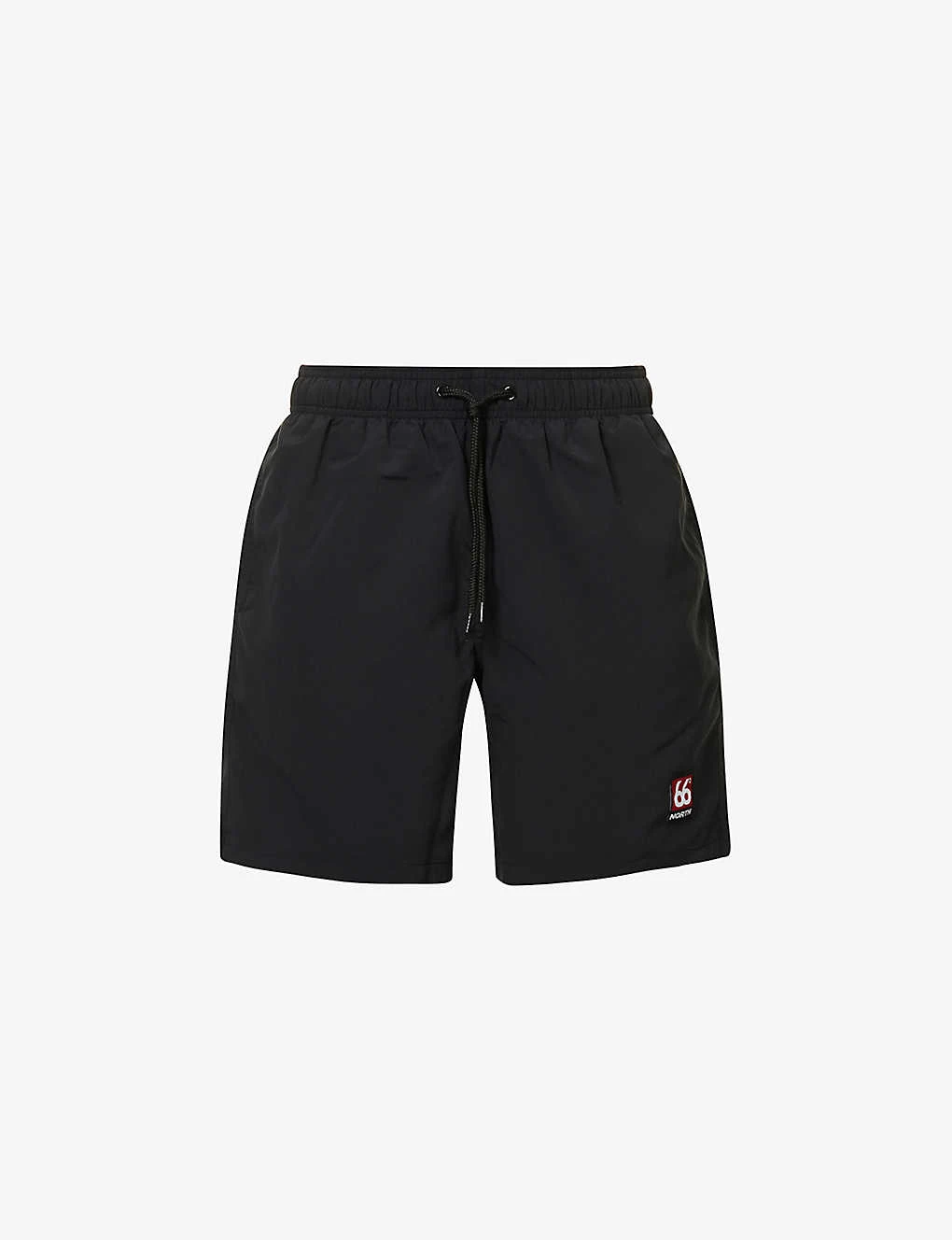 Exclusive Unisex Logo-patch Relaxed-fit Recycled-polyester Swim Shorts 1 Exclusive Unisex Logo-patch Relaxed-fit Recycled-polyester Swim Shorts