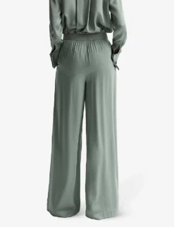 Reiss Imogen Wide-leg High-rise Woven Trousers 6 Reiss Imogen Wide-leg High-rise Woven Trousers -Reiss Shop R04168983 SAGE ALT03