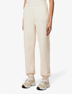 Sporty & Rich X Prince Logo-print Cotton-jersey Jogging Bottoms -Reiss Shop R04173067 CREAMBLUE ALT02