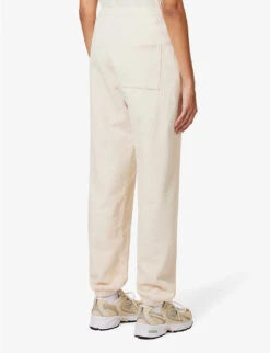 Sporty & Rich X Prince Logo-print Cotton-jersey Jogging Bottoms -Reiss Shop R04173067 CREAMBLUE ALT03