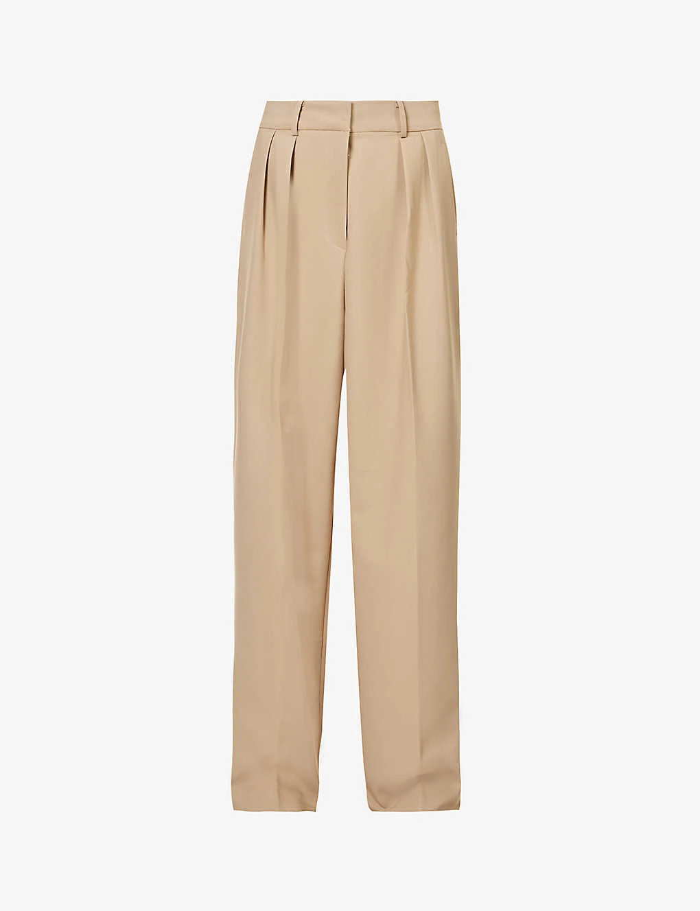 Corrin Pleated Wide-leg Relaxed-fit Stretch-woven Trousers 1 Corrin Pleated Wide-leg Relaxed-fit Stretch-woven Trousers