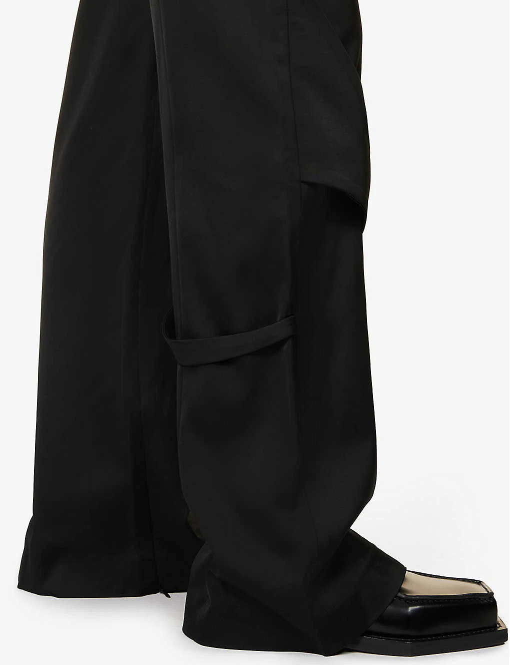 Fluid Cut-out High-rise Straight-leg Wool-blend Trousers 6 Fluid Cut-out High-rise Straight-leg Wool-blend Trousers - Image 6