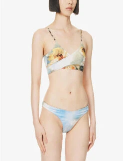 Roberto Cavalli Graphic-pattern Mid-rise Bikini Bottoms 7 Roberto Cavalli Graphic-pattern Mid-rise Bikini Bottoms -Reiss Shop R04179647 MULTICOLOUR ALT02