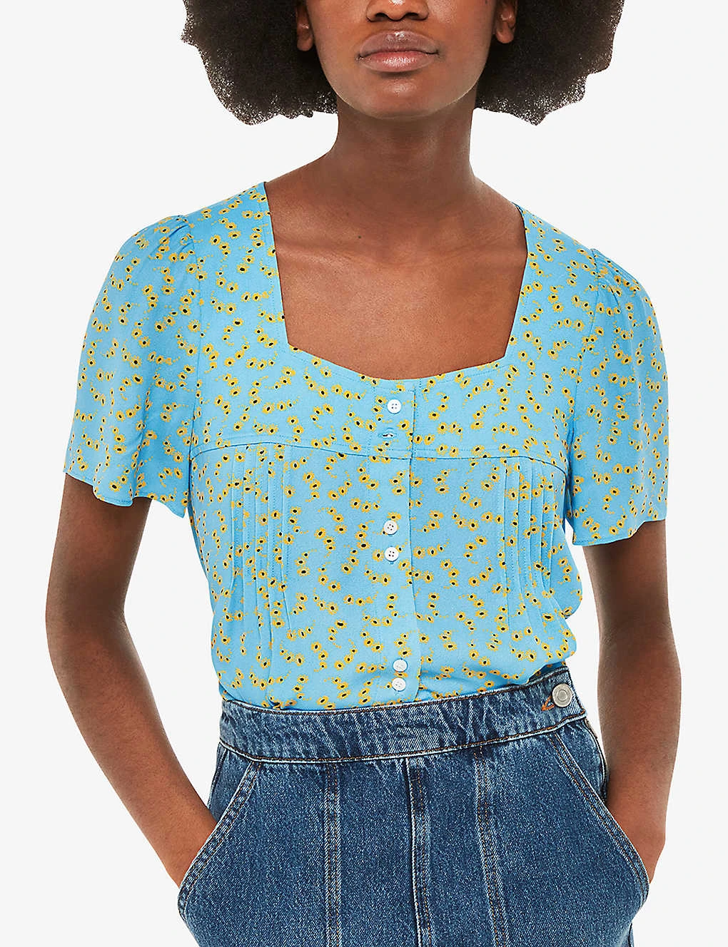 Whistles Floral-print Woven Top 3 Whistles Floral-print Woven Top - Image 3