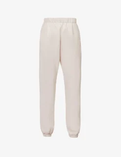 365 Brand-embroidered Tapered-leg Regular-fit Organic Cotton-blend Jogging Bottoms