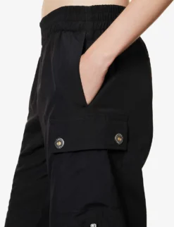 Dion Lee Pocket-embellished Straight-leg Mid-rise Recycled-polyester Trousers -Reiss Shop R04181837 BLACK ALT05