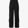 Dion Lee Pocket-embellished Straight-leg Mid-rise Recycled-polyester Trousers
