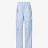 Dion Lee Wide-leg Mid-rise Cotton Cargo Trousers