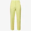 ME AND EM Summer Straight-leg Mid-rise Stretch-woven Trousers