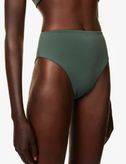 Maxime High-rise Bikini Bottoms 7 Maxime High-rise Bikini Bottoms -Reiss Shop R04181997 PETROL ALT02