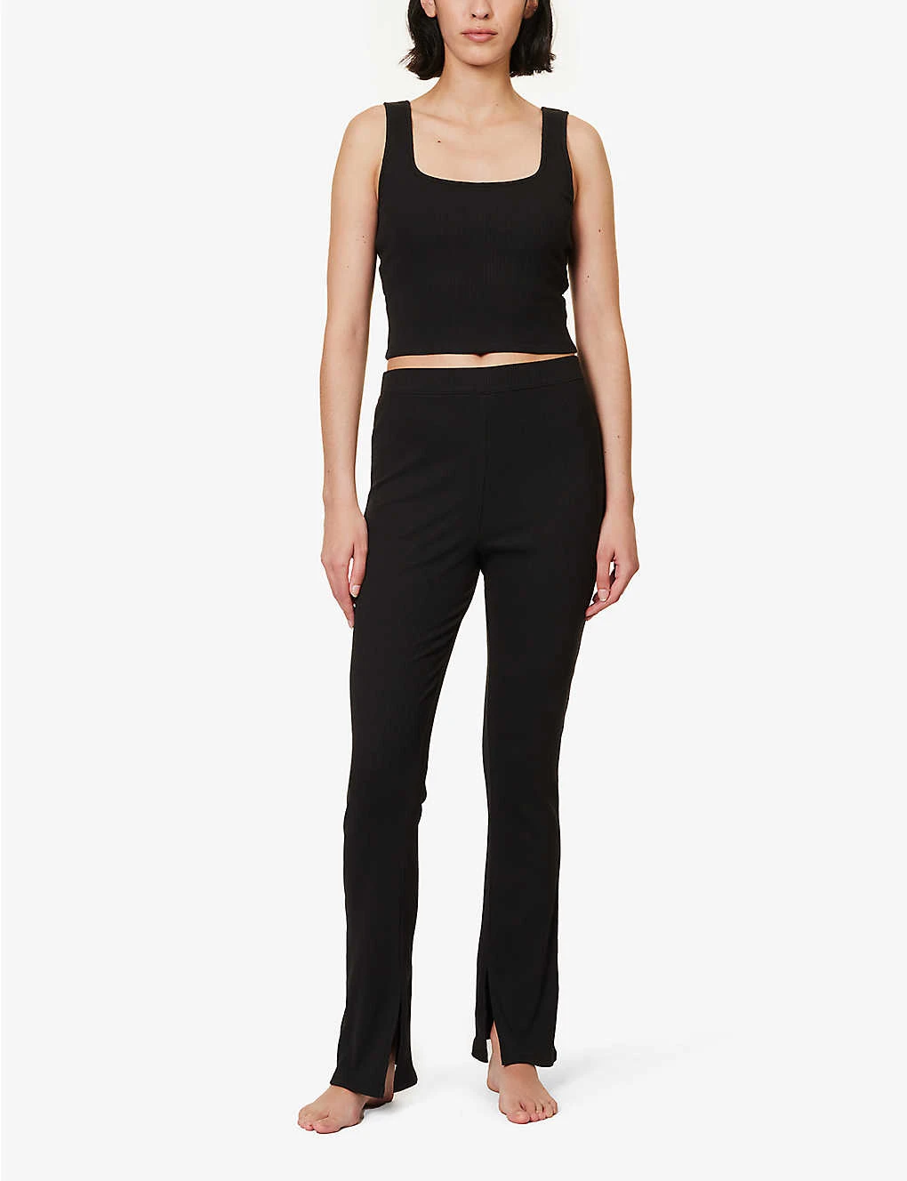 Ivana Flared-leg Stretch-cotton Trousers 2 Ivana Flared-leg Stretch-cotton Trousers - Image 2