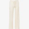Levanzo Wide-leg Mid-rise Recycled Cotton-blend Knitted Trousers