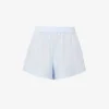 Youth Relaxed-fit High-rise Cotton-poplin Shorts