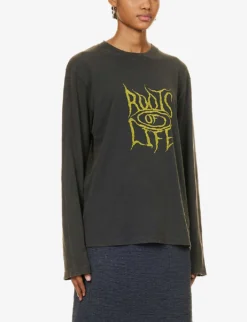 Acne Studios Edden Relaxed-fit Cotton T-shirt 7 Acne Studios Edden Relaxed-fit Cotton T-shirt -Reiss Shop R04184367 FADEDBLACK ALT02