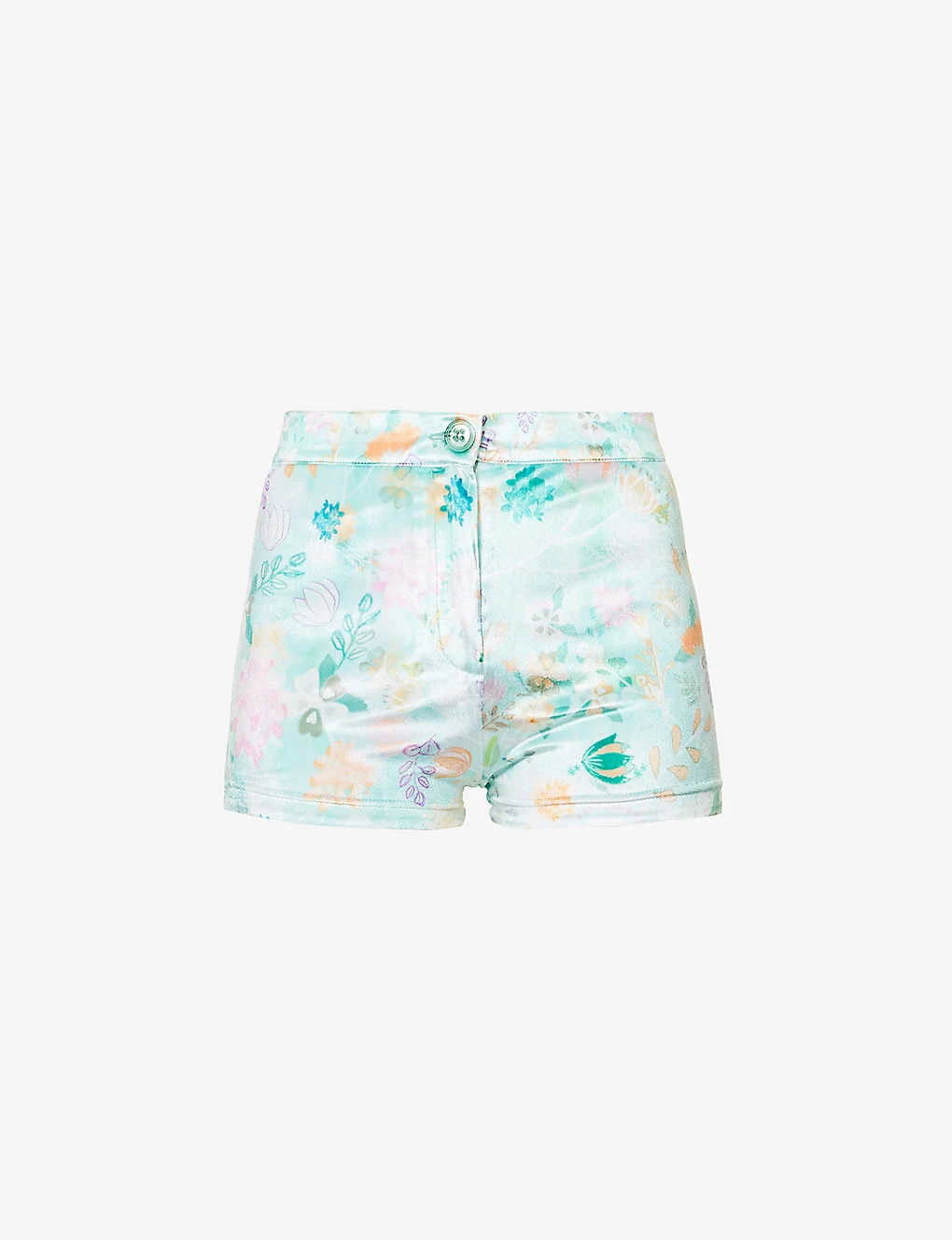 Flora Patterned Regular-fit Stretch-woven Shorts 1 Flora Patterned Regular-fit Stretch-woven Shorts