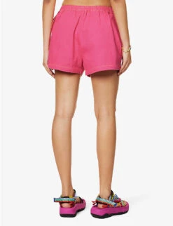 It's Now Cool The Box High-rise Denim Shorts 8 It's Now Cool The Box High-rise Denim Shorts -Reiss Shop R04185545 ROZE ALT03