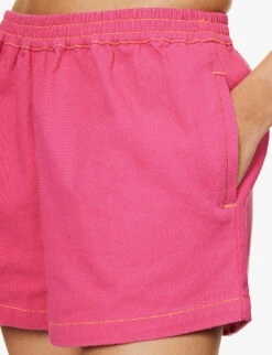 It's Now Cool The Box High-rise Denim Shorts 9 It's Now Cool The Box High-rise Denim Shorts -Reiss Shop R04185545 ROZE ALT04