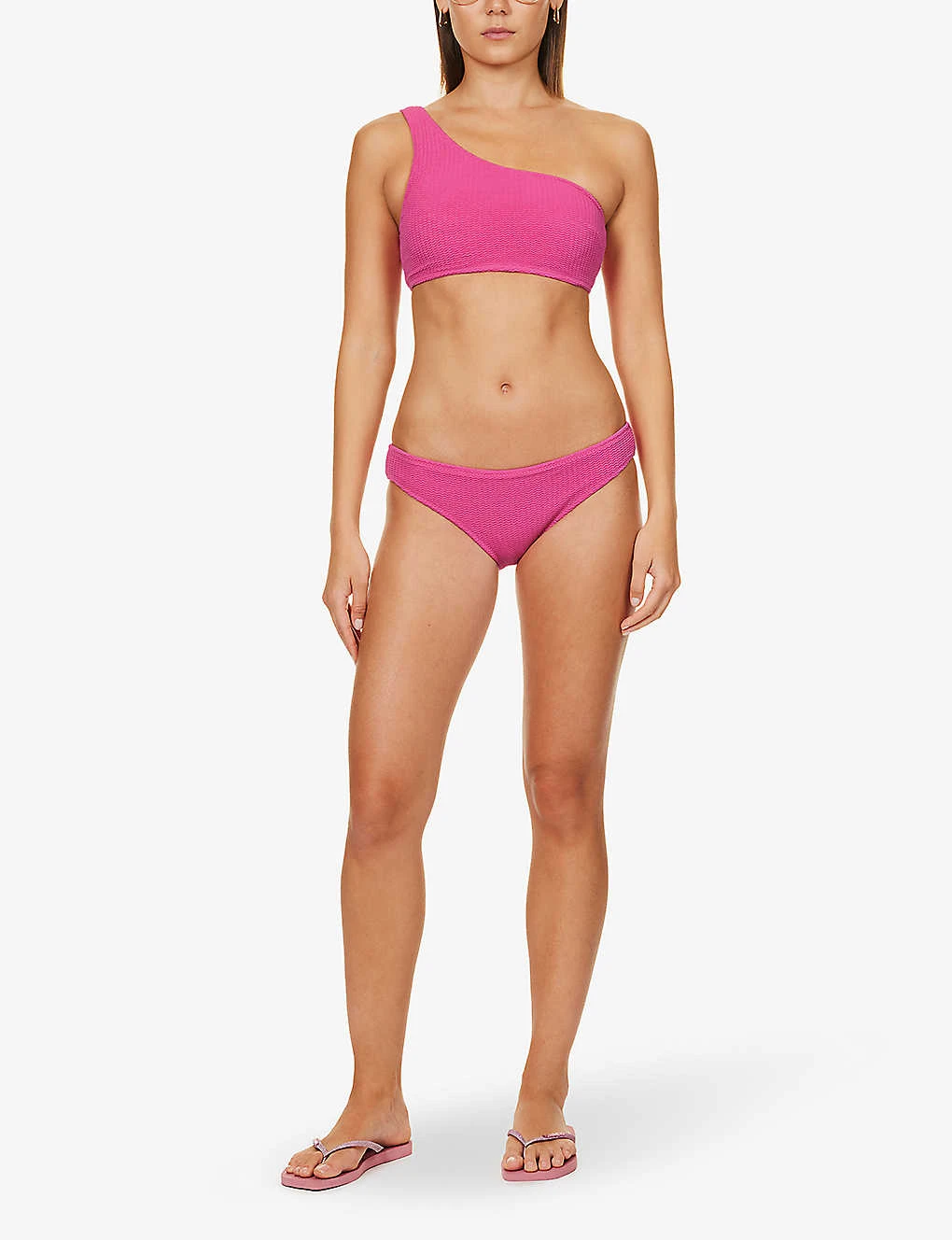 Seafolly Sea Dive Crinkled Mid-rise Bikini Bottoms 2 Seafolly Sea Dive Crinkled Mid-rise Bikini Bottoms - Image 2