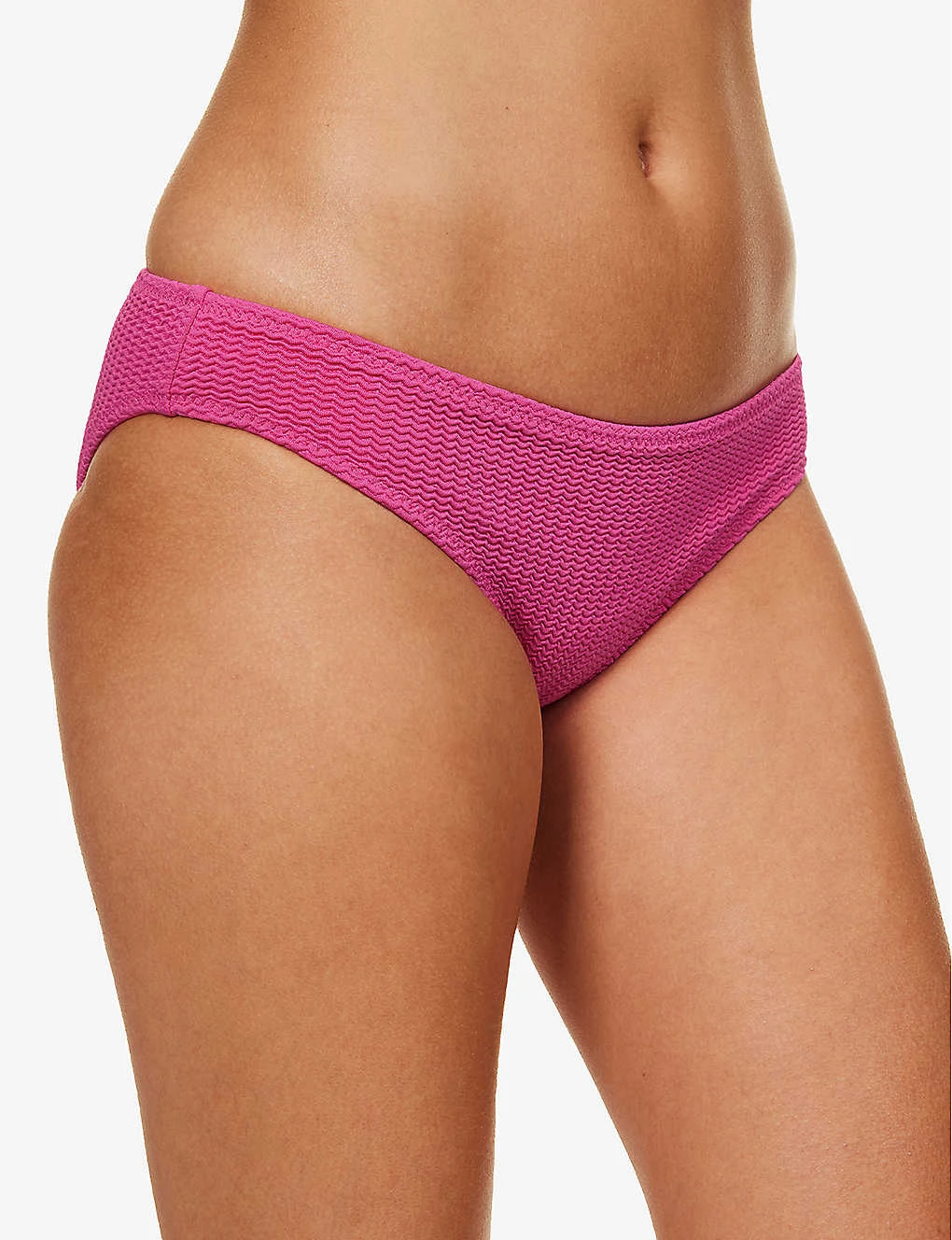 Seafolly Sea Dive Crinkled Mid-rise Bikini Bottoms 3 Seafolly Sea Dive Crinkled Mid-rise Bikini Bottoms - Image 3