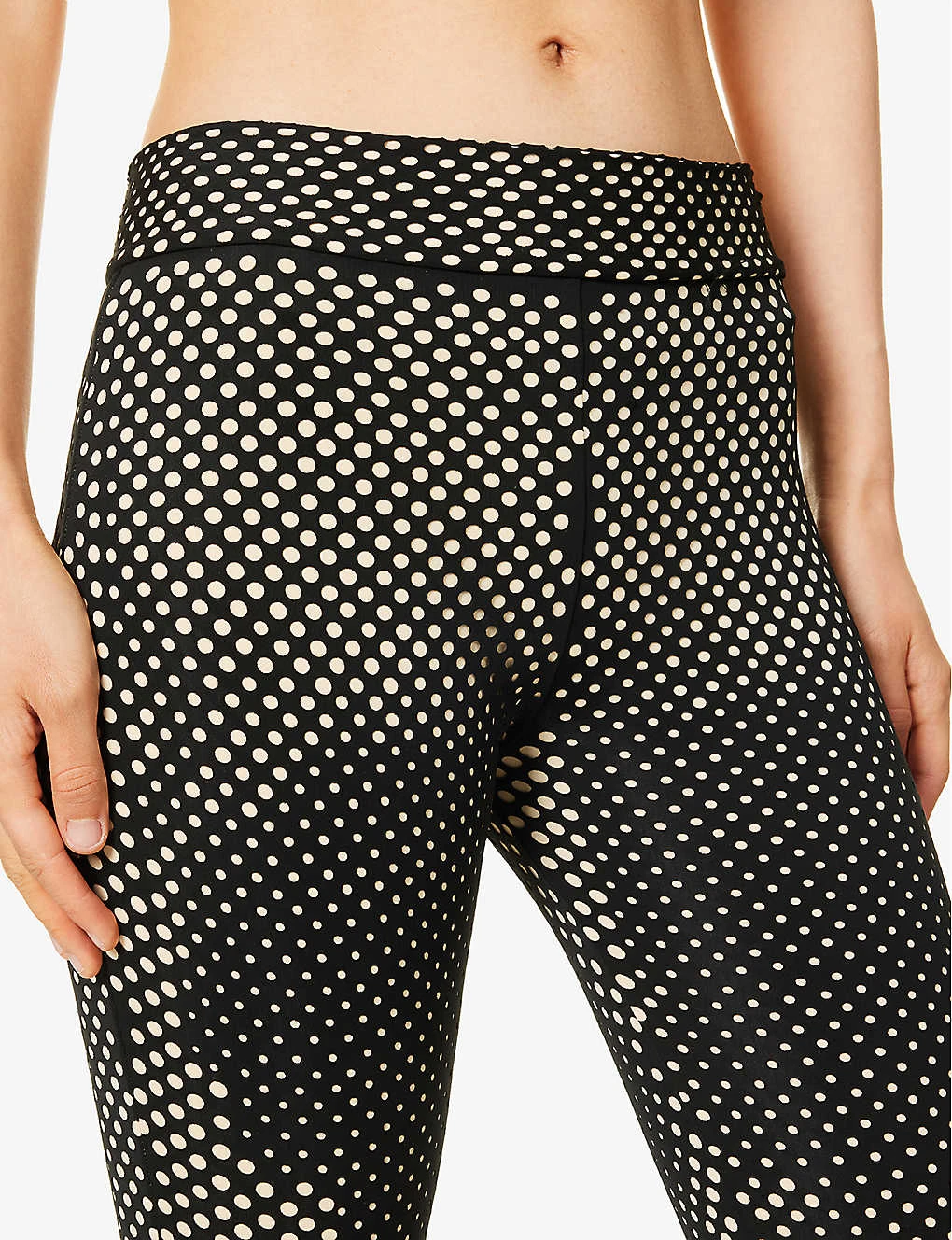 Laser-Cut High-rise Stretch-woven Leggings 5 Laser-Cut High-rise Stretch-woven Leggings - Image 5