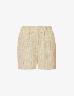 Lui Striped Woven Shorts