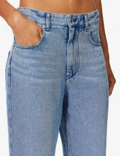 Isabel Marant Etoile Bymara Straight-leg Mid-rise Jeans -Reiss Shop R04188812 LIGHTBLUE ALT04