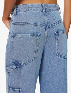 Isabel Marant Etoile Bymara Straight-leg Mid-rise Jeans -Reiss Shop R04188812 LIGHTBLUE ALT05