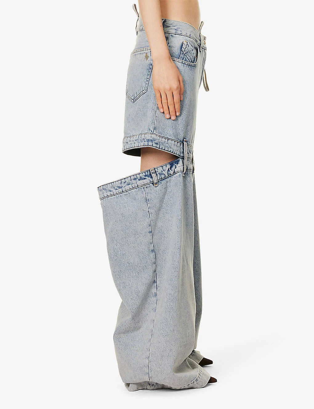 Ashton Wide-leg Mid-rise Jeans 3 Ashton Wide-leg Mid-rise Jeans - Image 3