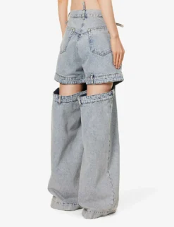 Ashton Wide-leg Mid-rise Jeans 8 Ashton Wide-leg Mid-rise Jeans -Reiss Shop R04189002 VINTAGEBLUE ALT03