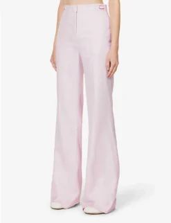 Vesta Flared Wool Suit Trousers -Reiss Shop R04189120 BLUSH ALT02